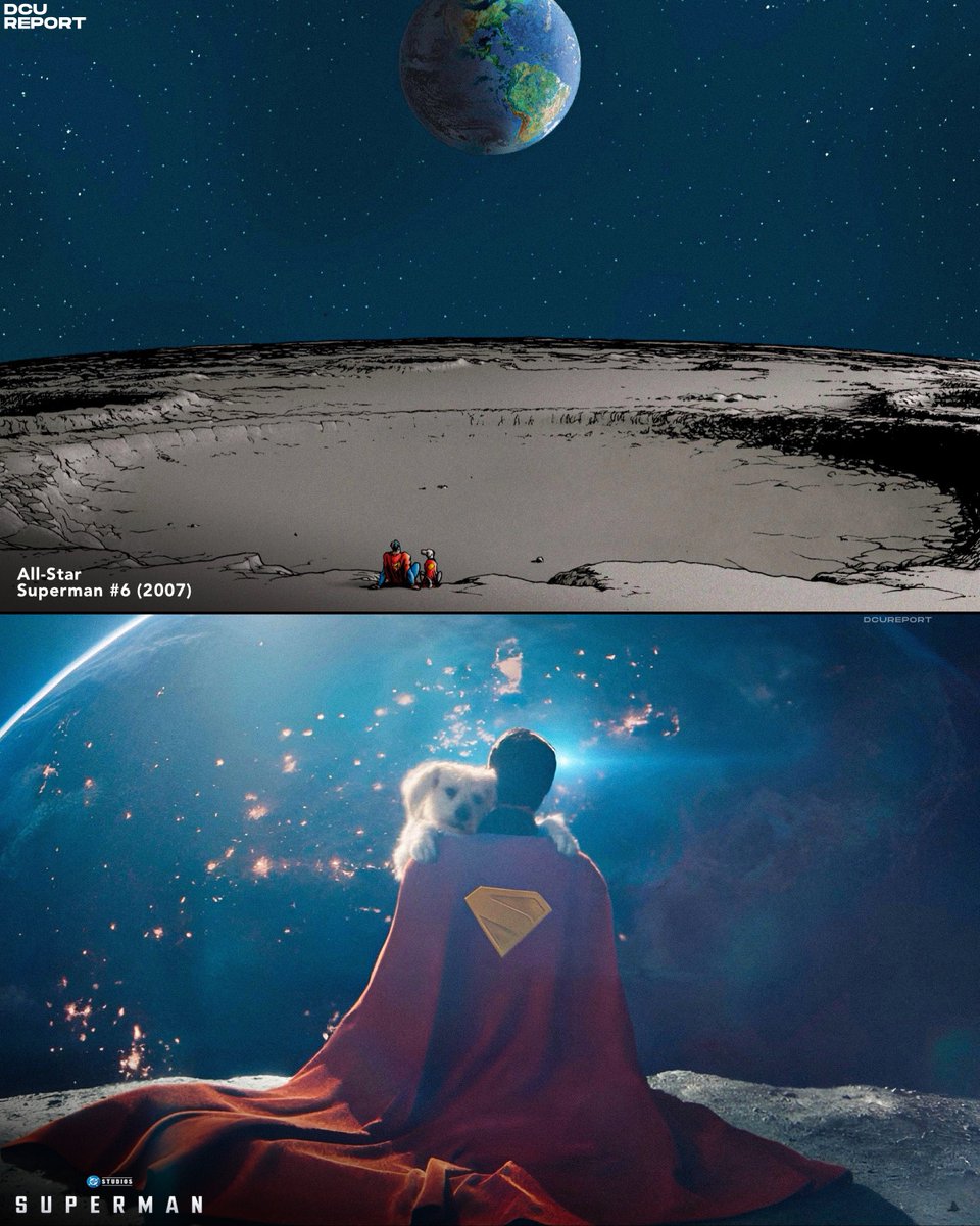 From comics to live-action 🌕 #Superman