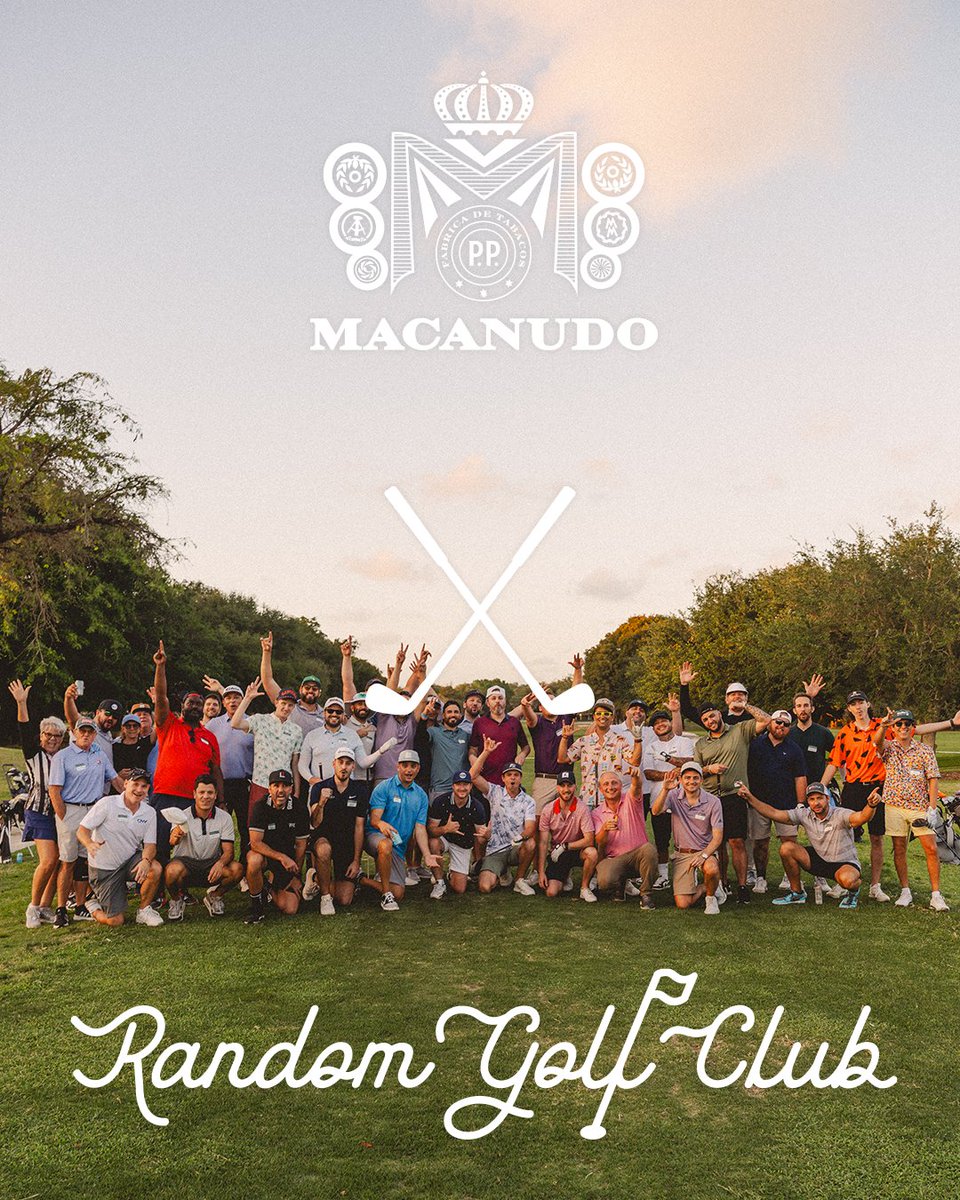 🚨LEG 3 STARTS TODAY🚨
The @RandomGolfClub Mad Scramble Tour is back. Join us for easygoing golf, great people and a perfect excuse to enjoy a cigar on the course. If you’re near one of the stops, come hang with us and see what it’s all about.
Get tickets: randomgolfclub.com/collections/ma…