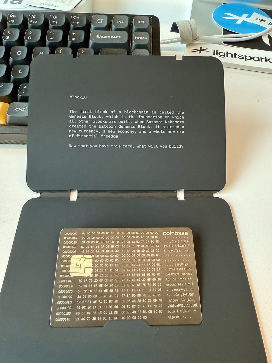 David Marcus (@davidmarcus) on Twitter photo This is likely the best designed product <a href="/coinbase/">Coinbase ๐ก๏ธ</a> has ever shipped. Thanks for the limited launch edition <a href="/MichaelRihani/">Michael Rihani</a>! Canโt wait to have the real one soon! This is likely the best designed product <a href="/coinbase/">Coinbase ๐ก๏ธ</a> has ever shipped. Thanks for the limited launch edition <a href="/MichaelRihani/">Michael Rihani</a>! Canโt wait to have the real one soon!