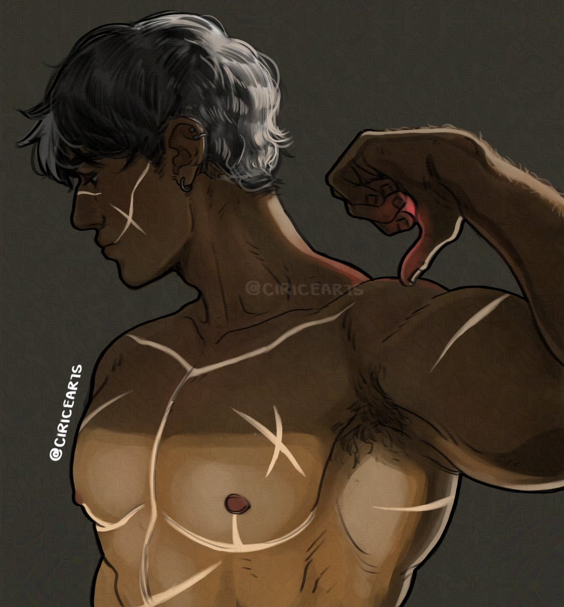 i added a top surgery scar too!!