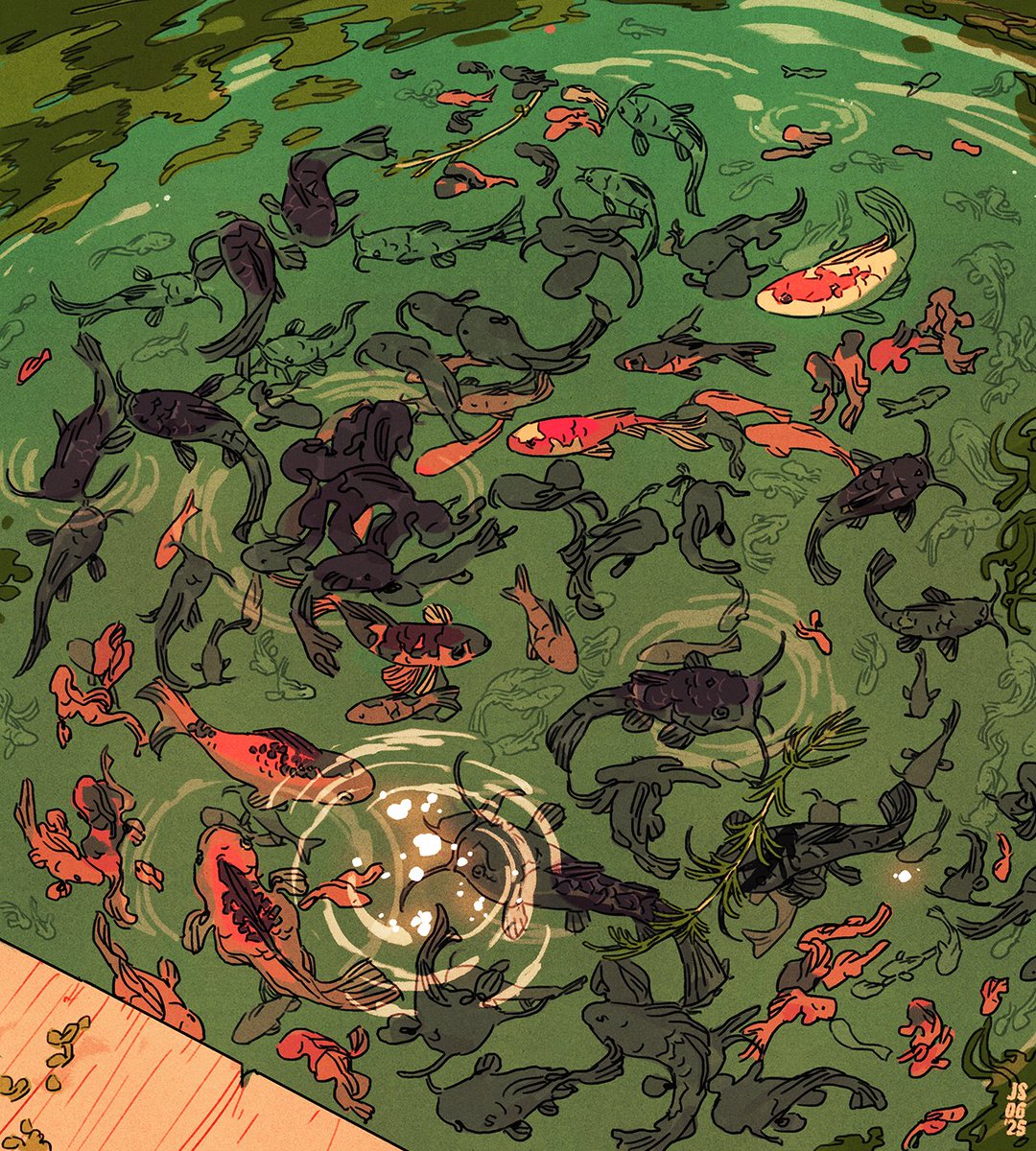 jennosaurs's tweet image. Fish Pond 🐟