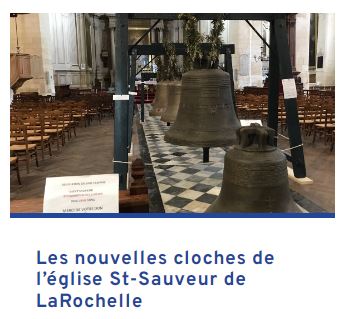MemoireFrQc's tweet photo. Les nouvelles cloches de l’église St-Sauveur de La Rochelle
Lire plus : https://t.co/3KOeSelUf5 https://t.co/QwzgqE6m8B
