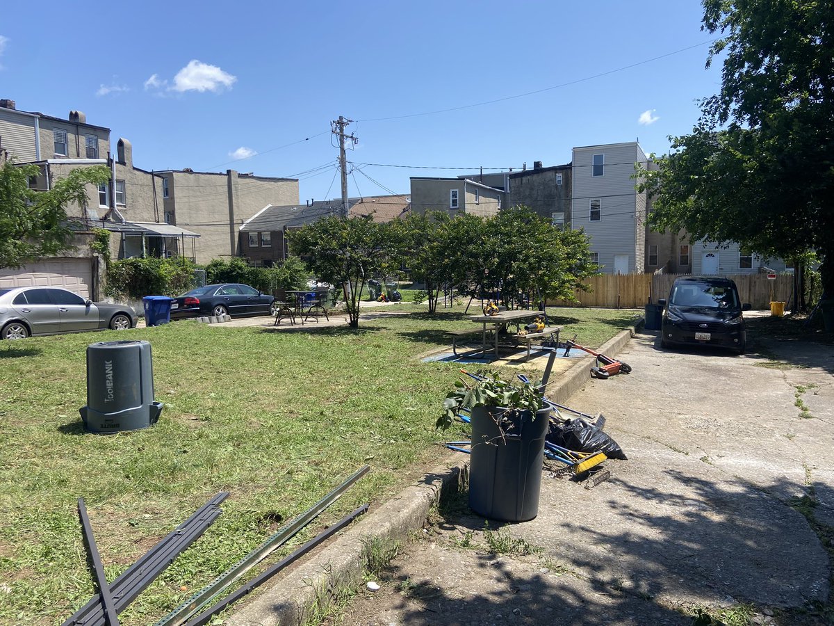 Here’s some before &amp; after photos. Over the last few weeks we’ve gotten some of the illegally parked cars out. Today got the park much closer to where it needs to be!