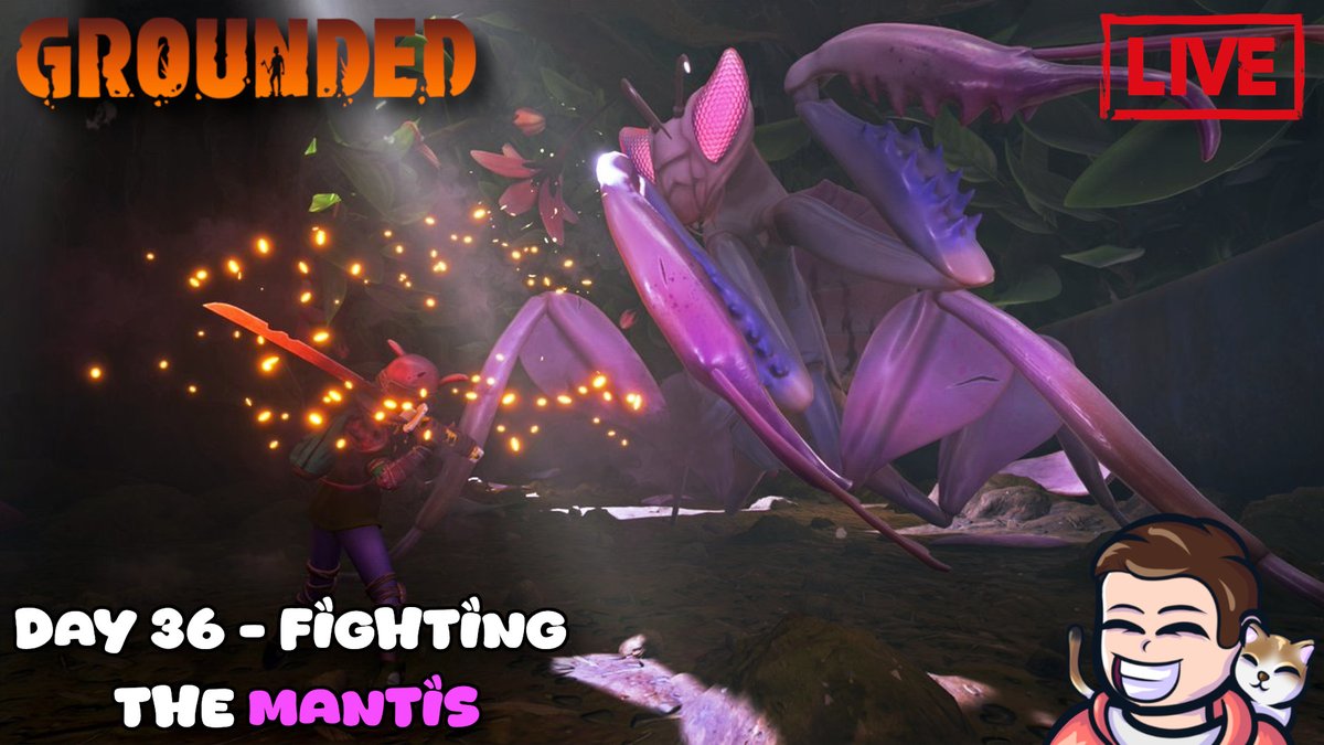 Happy Friday! We are Fighting The Mantis Boss in Grounded today! (<a href="/GroundedTheGame/">Grounded</a>)

Come join the fun live on Twitch

twitch.tv/rankster

#FridayVibes #gaming