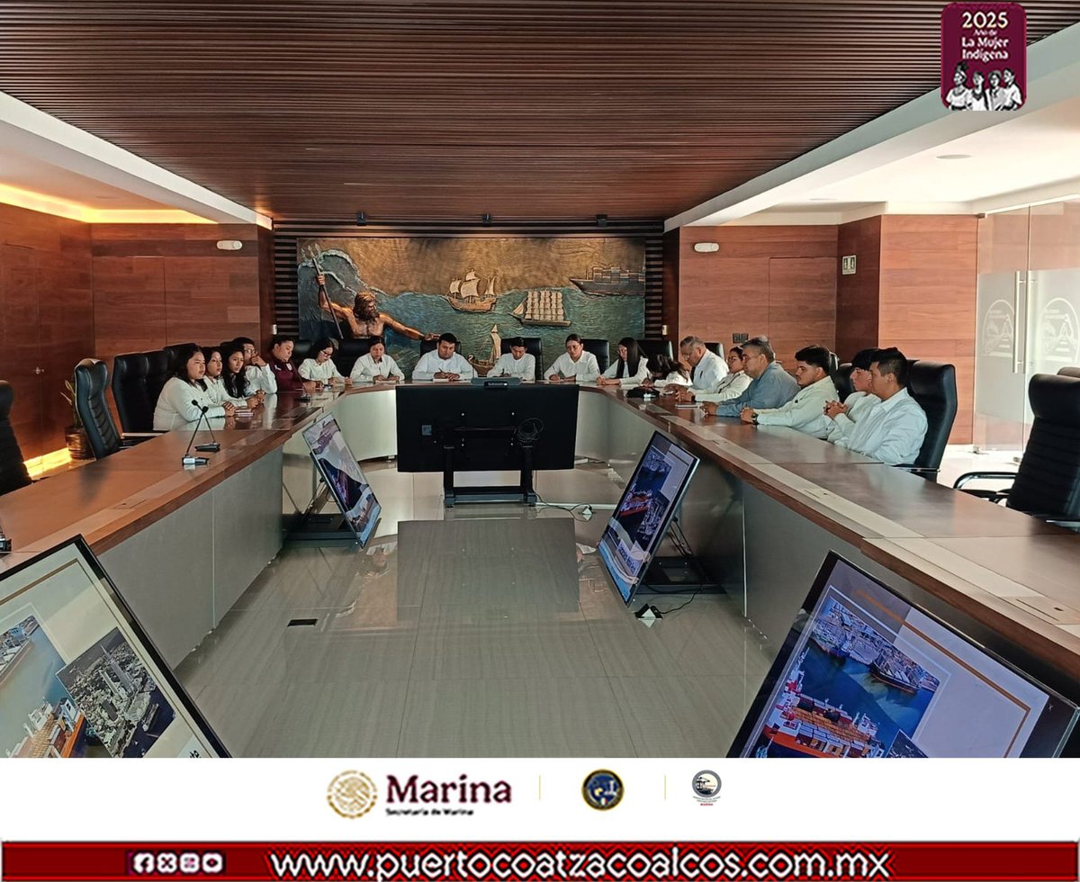 ASIPONA Coatzacoalcos (@coatzaport) on Twitter photo #ASIPONACoatzacoalcos #VisitasGuiadas
#HOY estudiantes de la carrera en Ingeniería Ferroviaria del Instituto Politécnico Nacional campus Palenque nos visitaron.🥰👍🚉
facebook.com/share/p/1AuVZ6…
<a href="/SEMAR_mx/">SEMAR México</a>
<a href="/CIIT_mx/">Corredor Interoceánico</a> #ASIPONACoatzacoalcos #VisitasGuiadas
#HOY estudiantes de la carrera en Ingeniería Ferroviaria del Instituto Politécnico Nacional campus Palenque nos visitaron.🥰👍🚉
facebook.com/share/p/1AuVZ6…
<a href="/SEMAR_mx/">SEMAR México</a>
<a href="/CIIT_mx/">Corredor Interoceánico</a>