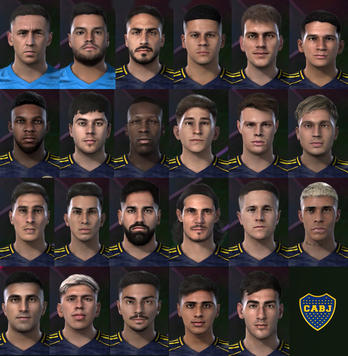 Facepack Boca Juniors mundial de clubes para PES 2021
