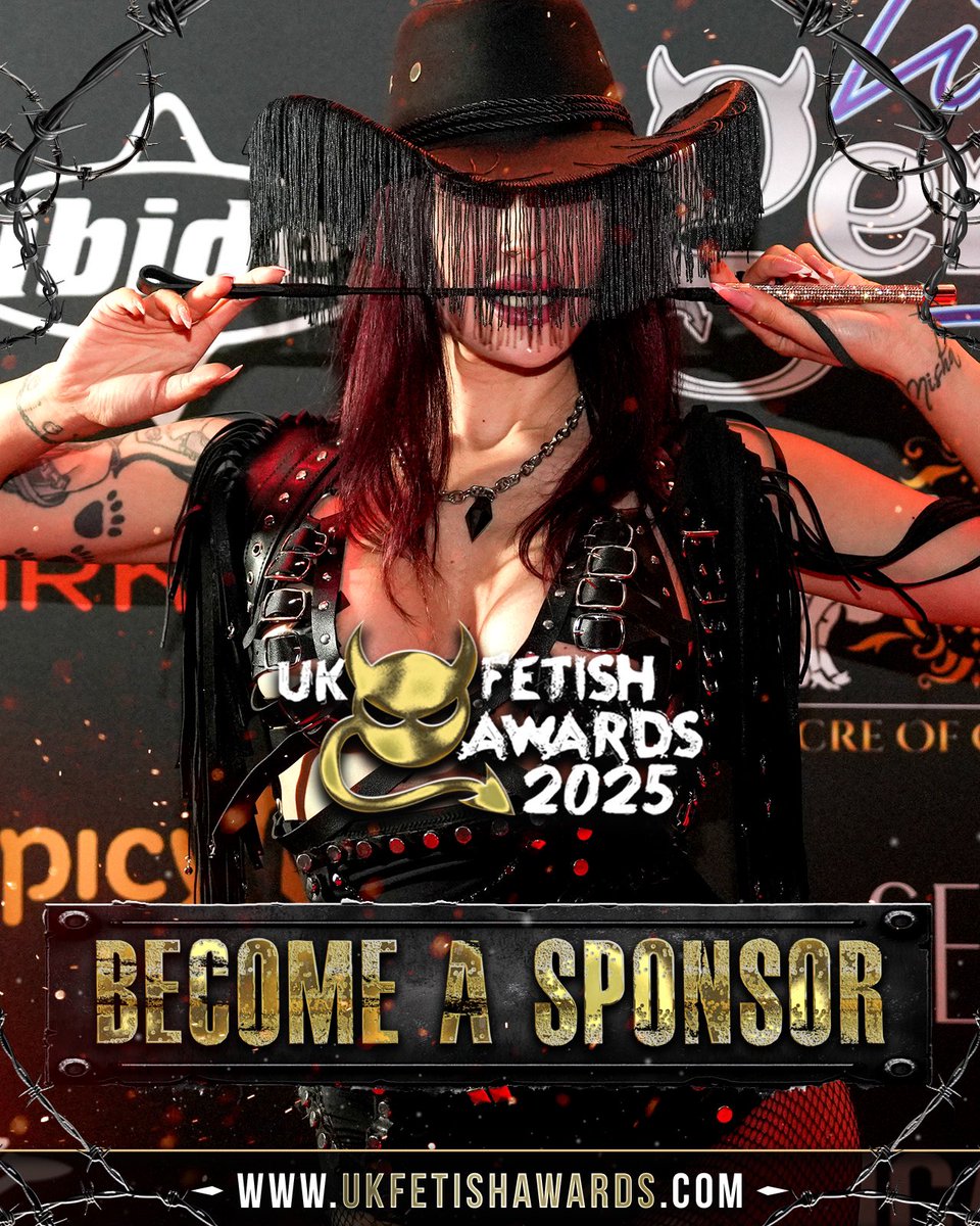 🔥Dark. Daring. Unapologetically Iconic.🔥
We don’t do ordinary at the UK Fetish Awards 2025 😈

Wanna be part of the boldest night in the UK?
✨ Become a sponsor
🔗 ukfetishawards.com

#UKFetishAwards #FierceAndFree #AltFashionVibes #UnleashTheBold #SponsorTheEnergy