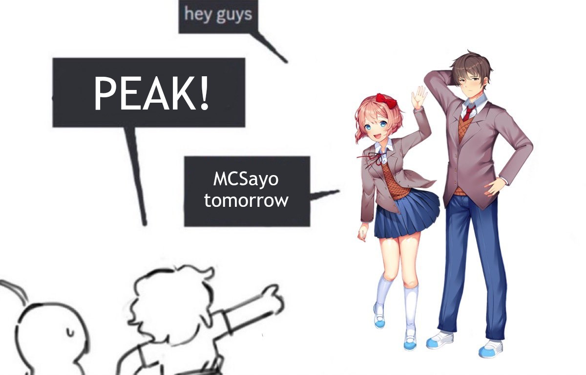 A DDLC ship every day! tweet media