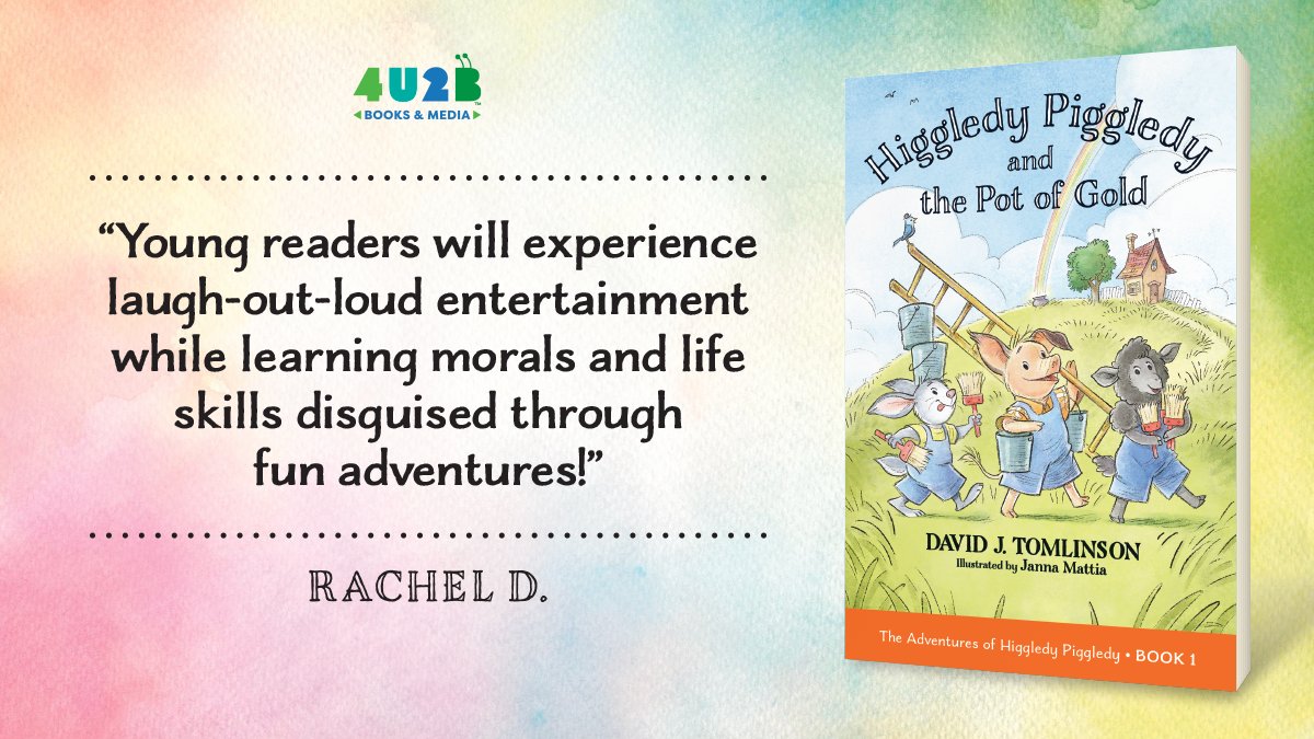 Thank you, Rachel D.! What do you get when you mix hilarious adventures with meaningful takeaways? A story kids love—and parents appreciate. "Higgledy Piggledy and the Pot of Gold" is more than fun—it’s full of life lessons too. Pre-order now: amzn.to/3E8ONdN.