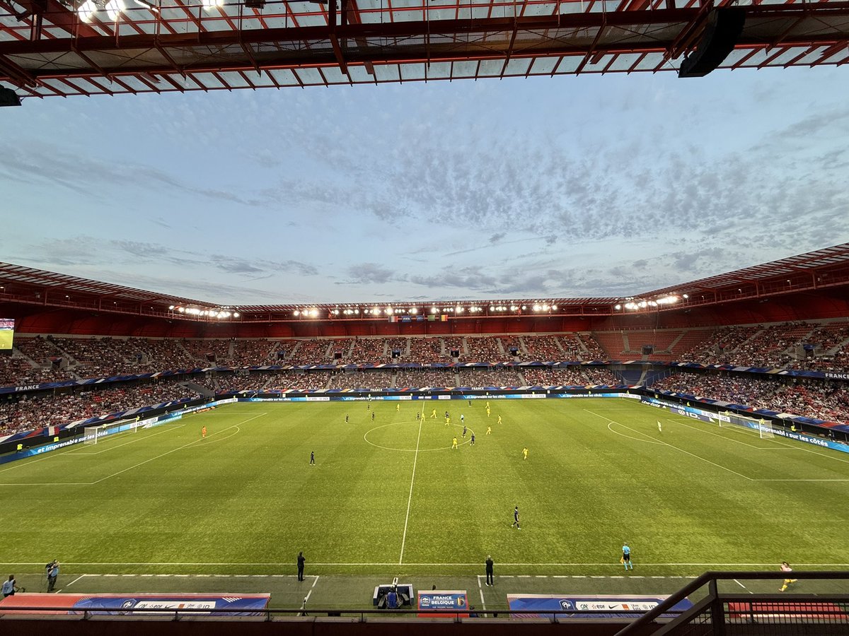 🚨 OFFICIEL ! 13 882 spectateurs assistent au match entre l’équipe de France et la Belgique à Valenciennes. 🏟️ 

Première rencontre de prépa’ à l’Euro 2025 pour les Bleues. 🔜 🇫🇷