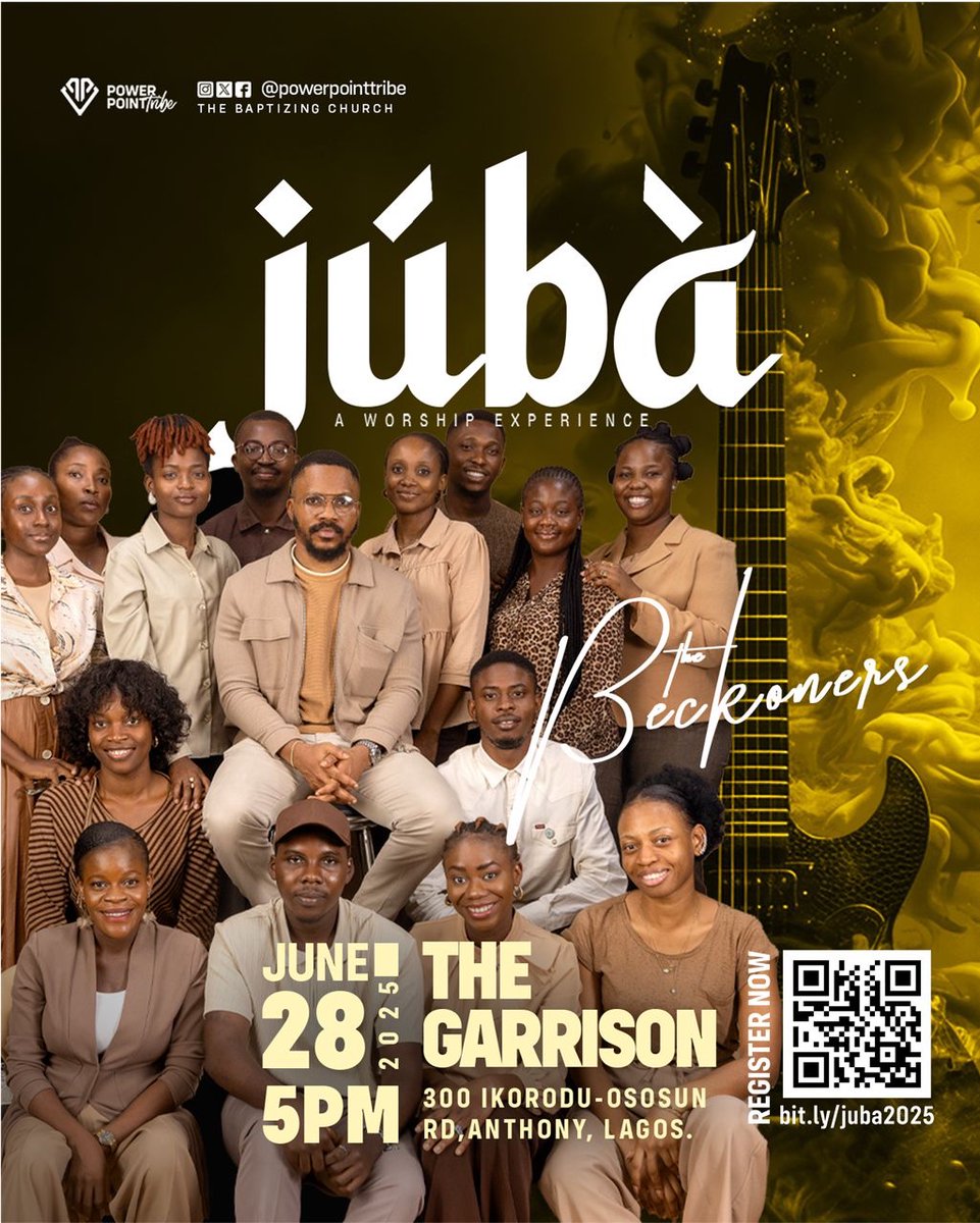 Sheyiphunme's tweet photo. "Be refreshed, renewed, and revived in His presence! Join us for worship this [day] at [time]."
#juba2025 https://t.co/1JTkAVDyQd