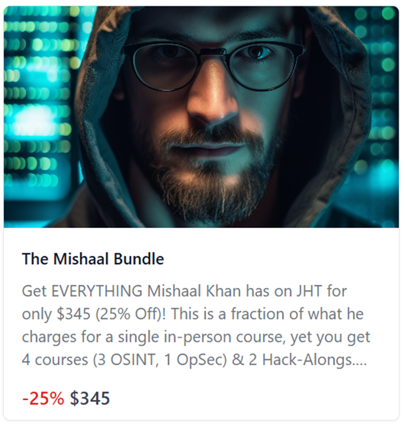 JustHackingHQ's tweet photo. 💸Training bundles = serious savings!💸 Learn cybersecurity and advance your career with hands-on labs, dedicated web-based virtual environments, videos, quizzes and more. 💻 Don't just watch... DO!! 🏋 https://t.co/ePony1gBJ5 😯 Free options, too!
