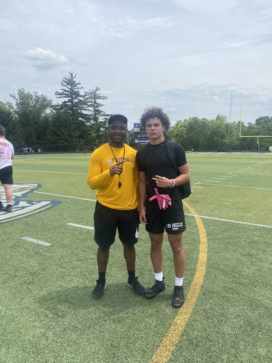 Tristan Brown (@tristan_brown9) on Twitter photo Fun day of working on my craft at <a href="/MarianUFootball/">Marian Football</a> camp. Thank you <a href="/IamCoachDeno/">Dean Tate ⚡️</a> for helping get 1 step closer to Whete I want too be. Fun day of working on my craft at <a href="/MarianUFootball/">Marian Football</a> camp. Thank you <a href="/IamCoachDeno/">Dean Tate ⚡️</a> for helping get 1 step closer to Whete I want too be.