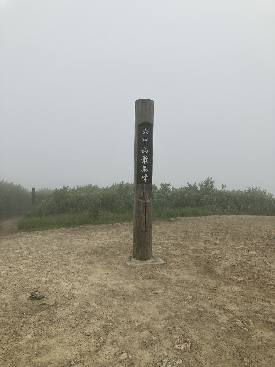 六甲山山頂
こんなしんどいのに全行程の1/4やし天気悪いしで泣きそう😭