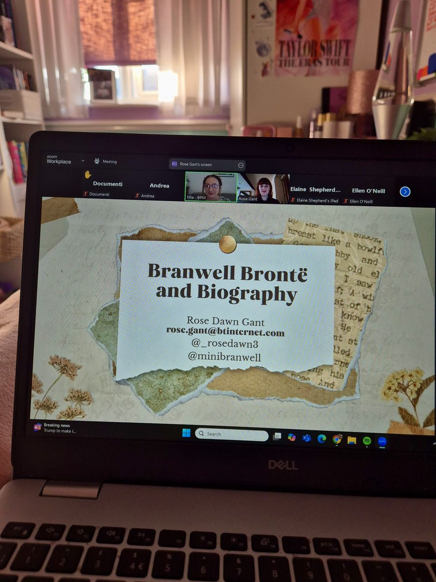 _rosedawn3's tweet image. I had the best time yesterday delivering this month’s Thursday talk at the Brontë Parsonage Museum! ✨ A huge thank you to everyone who listened to me talk about Branwell and his Victorian biographical depictions 🪦#TeamBranwell 💛
