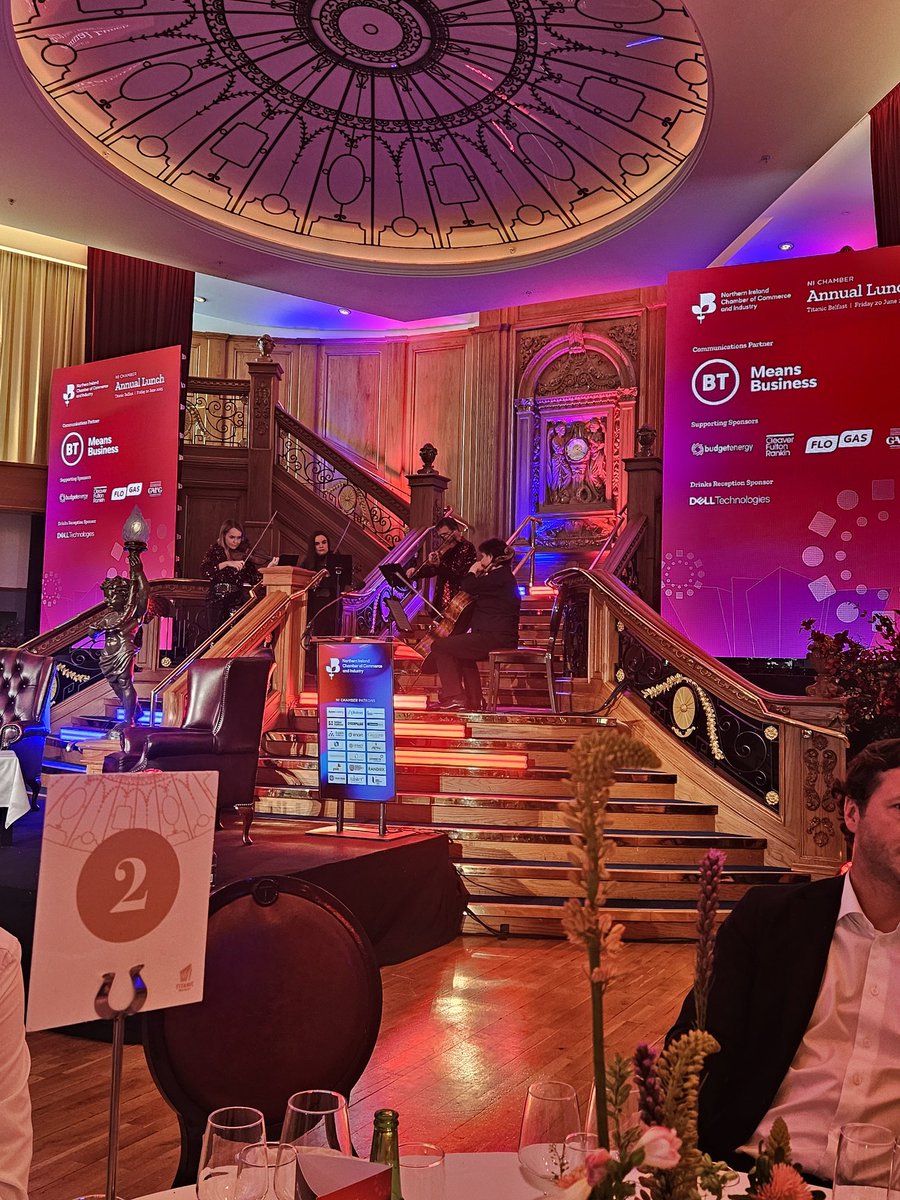 It was a privilege to attend the <a href="/NIChamber/">NI Chamber</a> annual lunch this afternoon on behalf of <a href="/worthingtonssol/">Worthingtons</a>. Big thanks to GMcG for having us