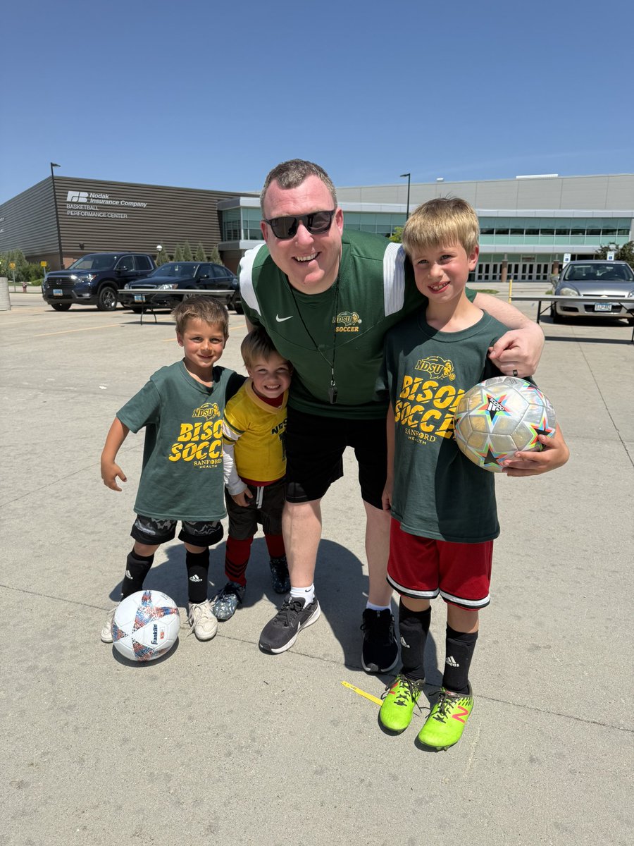 We wrapped up a great week of camp 🤘

Don’t miss the next one! Sign up today at ndsusoccercamps.com