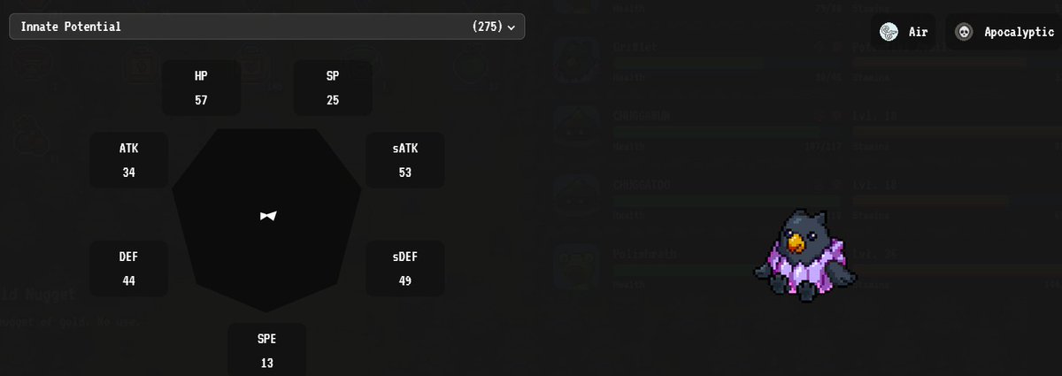 Ya'll are in trouble now, I just cooked up a beast Grifflet via breeding in <a href="/spellbornegame/">Spellborne</a> 🦅 it may look cute now, but once it's trained those stats are going to hit like a train in PVP ⚔️ #SpellborneCreate 

Grifflet was designed by <a href="/SoulSnatchGuild/">Soul Snatchers Guild</a> so you know I had to rep!