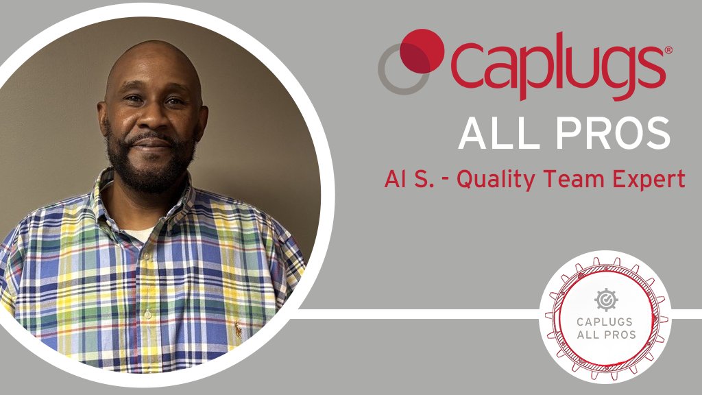 This week’s #CaplugsAllPro is Al S., a Quality Team pro who helps keep our Buffalo facility running at top standards. His sharp eye ensures every part meets spec — and keeps customers on track. 👏
Read more: caplugs.com/meet-the-team-…
#QualityFirst #MadeInBuffalo