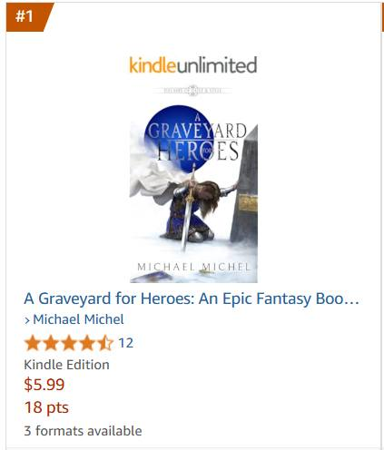 Michael Michel - Fantasy Author of Mucho Books (@michaelbookcult) on Twitter photo Hell yeah. #1 in New Releases for Classic Fantasy.
My first orange tag, too :-). Hell yeah. #1 in New Releases for Classic Fantasy.
My first orange tag, too :-).