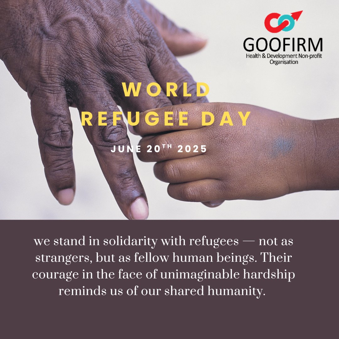 On this World Refugee Day, we are reminded that being a refugee is not an identity,  it’s a circumstance. Today, and every day, we stand in solidarity with refugees.Because humanity has no borders.#WorldRefugeeDay#SolidarityWithRefugees#HopeAwayFromHome#WithRefugees#HumanityFirst