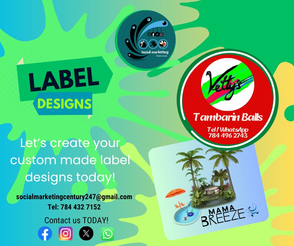 SMarketing_SVG's tweet image. Call or email us for more information.
#labeldesigns #custommadelabeldesigns #reworkoflabeldesigns #logodesigns #boarddesigns #ticketdesigns #postcarddesigns #businesscarddesigns #svgbusiness #localbusiness #regionalbusiness #internationalbusiness #socialmarketingsvg #marketingnw