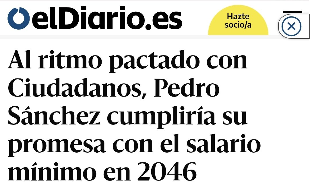 Es maravilloso ver ahora al PSOE y sus palmeros sacar pecho por la subida del SMI.
Esto es lo que Pedro Sánchez y Albert Rivera acordaron en su día.
#MEMORIA