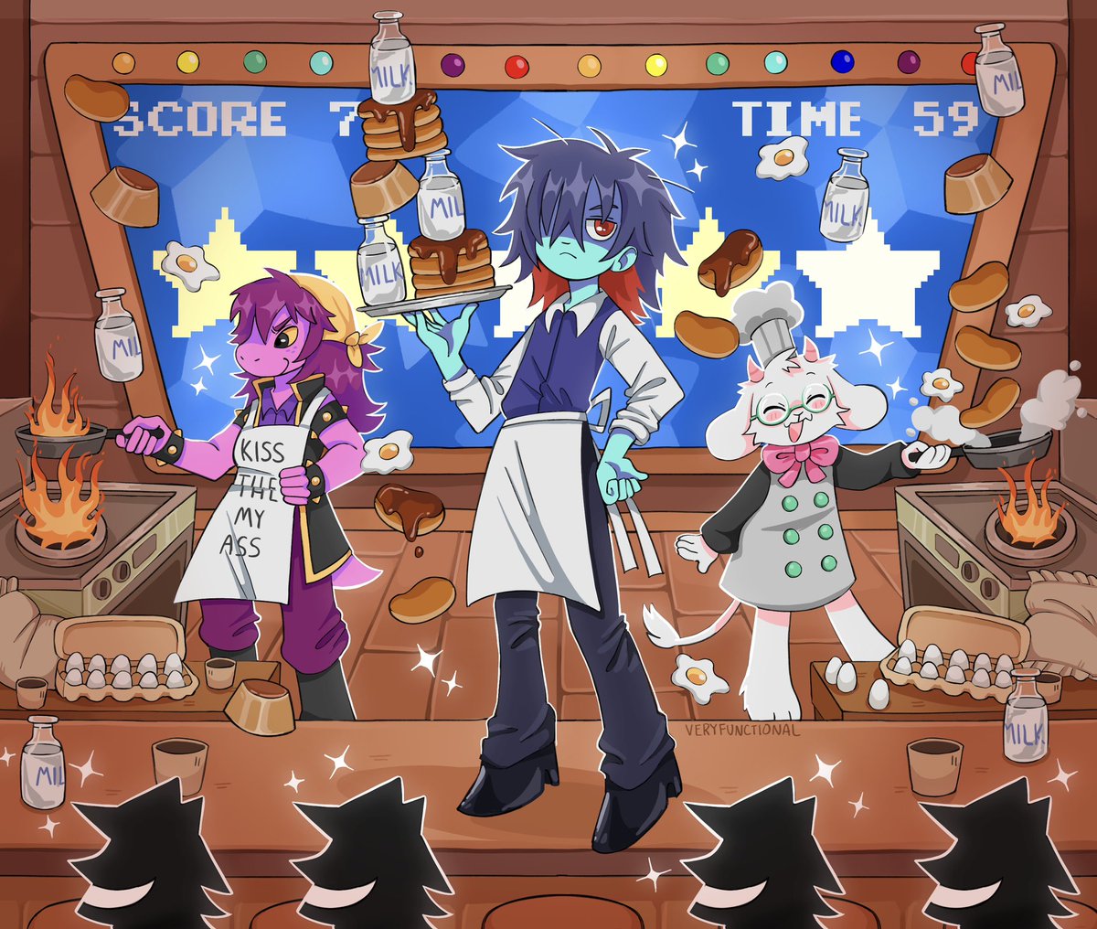 veryfunctional_'s tweet image. Today’s PHYSICAL CHALLENGE!!! #deltarune #deltaruneart #deltarunechapter3