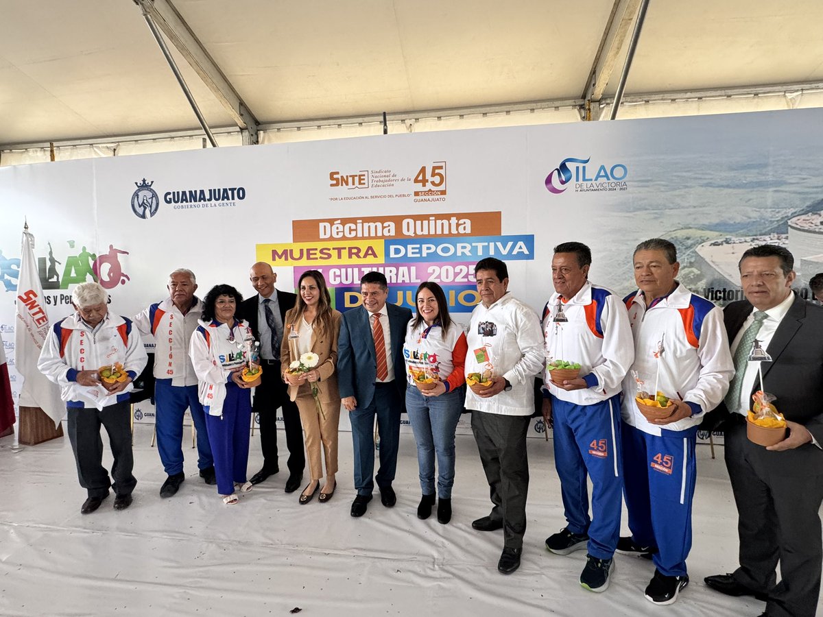 ISSEG (@issegente) on Twitter photo 15ª Muestra Deportiva y Cultural de la SNTE 45, una jornada que celebra el talento y el legado de nuestras y nuestros jubilados.
Desde el #ISSEG, reafirmamos nuestro compromiso con su bienestar.
Como lo señala la Gobernadora <a href="/LibiaDennise/">Libia Dennise</a> : nunca olvidamos por quién estamos aquí. 15ª Muestra Deportiva y Cultural de la SNTE 45, una jornada que celebra el talento y el legado de nuestras y nuestros jubilados.
Desde el #ISSEG, reafirmamos nuestro compromiso con su bienestar.
Como lo señala la Gobernadora <a href="/LibiaDennise/">Libia Dennise</a> : nunca olvidamos por quién estamos aquí.