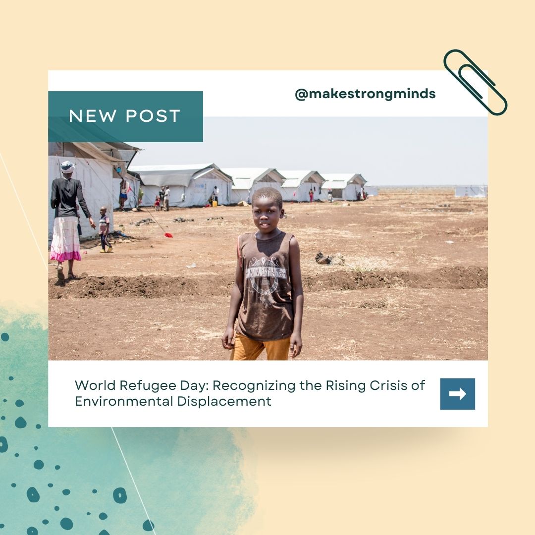 This #WorldRefugeeDay, we focus on environmental refugees who have been displaced by climate disasters. Depression treatment helps them heal and regain hope. Read their stories. 👇
strongminds.org/world-refugee-…

#EnvironmentalRefugees #MentalHealth #ClimateChange