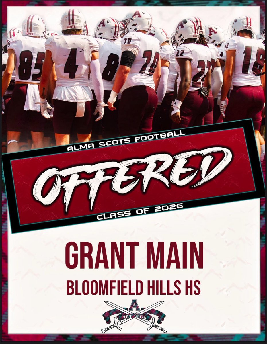 Bloomfield Hills 2026 OL/DL Grant Main was offered by Alma 

<a href="/Grant_Main10/">Grant Main</a>