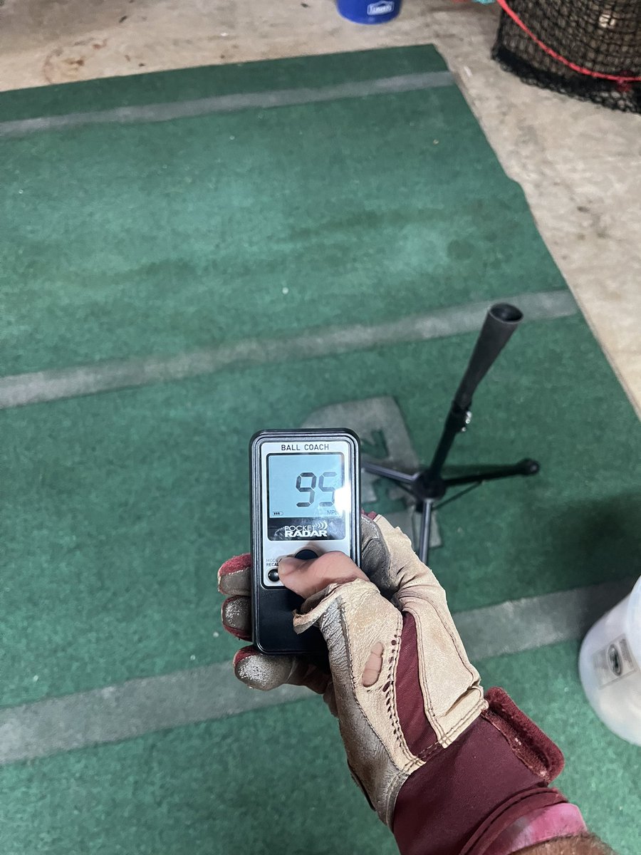 LandenWinders's tweet photo. NEW PR 95MPH EXIT VELO https://t.co/VxgKfu0KXU