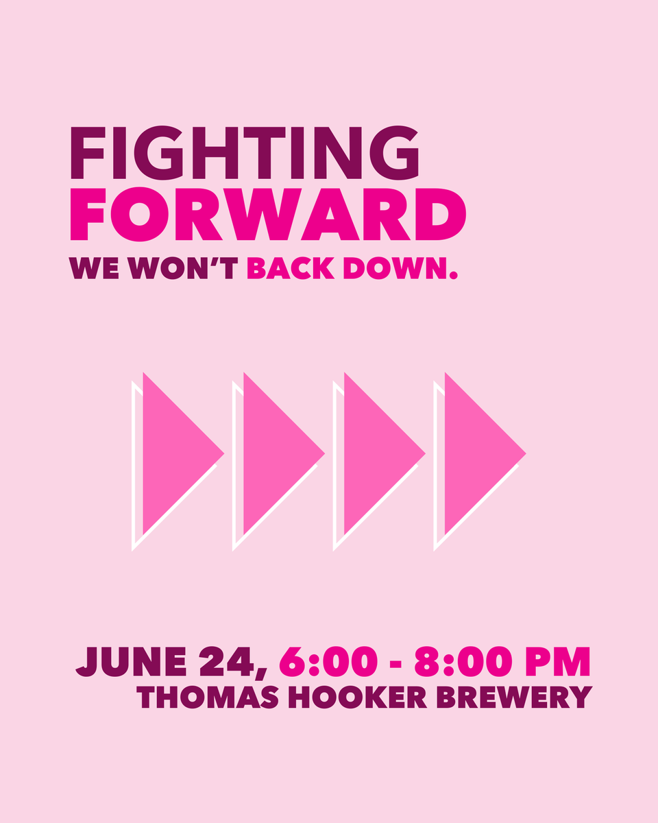 Be part of an inspiring evening with Planned Parenthood Votes! Connecticut, celebrating the progress we’ve made and mobilizing for the work that still lies ahead.

🗓️June 24
🕕 6 - 8 PM
📍Thomas Hooker Brewery, CT

Tickets ➡️ ppvotes.org/fightingforward
