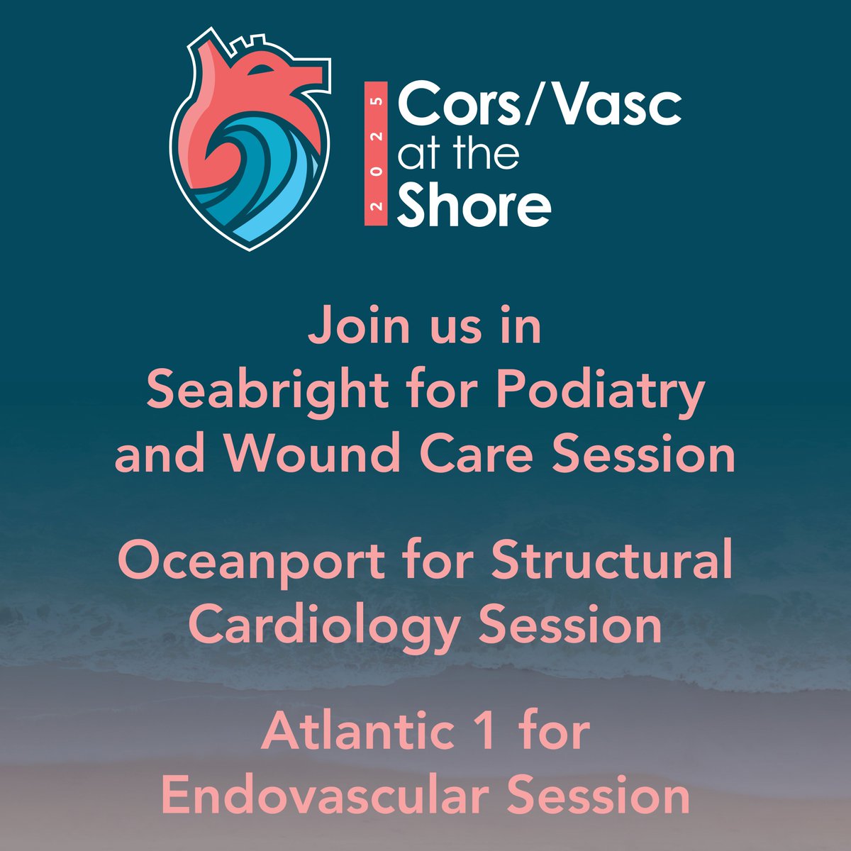CorsAtTheShore's tweet image. 🌅 It’s the Final Day at Cors/Vasc at the Shore!
We’re wrapping up an incredible weekend of education, innovation, and collaboration — but we’re not done yet! 💥

🚨 Day Three Highlights Include:
🦶 Podiatry Track – Limb salvage, wound care &amp;amp; multidisciplinary solutions
🩺…