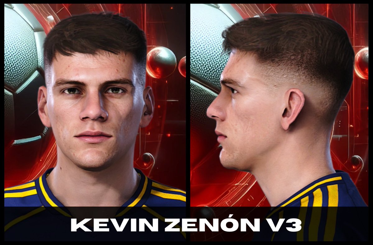 TobFacemaker's tweet photo. KEVIN ZENÓN V3 - PES 2021 Face
#PES2021 #facemaking #BocaJuniors https://t.co/kk6I21yrCH https://t.co/5Qn4c1rp8z