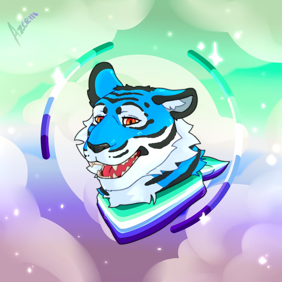 AzceinC's tweet image. Ych For @lewdsorar_ 

TYSM and shine bright ✨