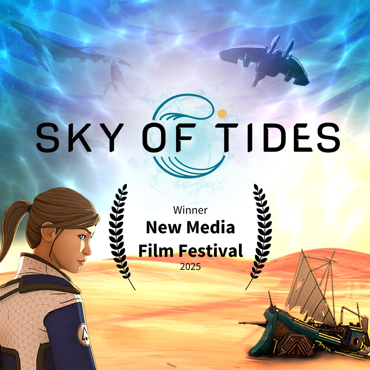 LoftySkyGames's tweet photo. We’re thrilled to announce that Sky of Tides won Best Game and Sky of Tides: Atla took home Best Web Series at its World Premiere at the New Media Film Festival!
Huge thanks to the festival and everyone who’s supported these projects!.
#NMFF https://t.co/N8Hbk7Mhtk