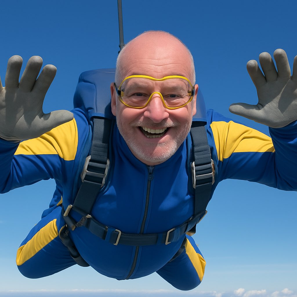 CheshirePGL's tweet photo. 🌟 #FestivalFriday Spotlight! 🌟
On 26th July, Cheshire Freemasons are taking fundraising to new heights—15,000ft, to be exact! 😱
Head of Cheshire Freemasons David Dyson, along with Mark McGill, Danny Arnold, Gavin Moores, Sajid Hussain, and Tony Griffiths, will be braving the UK’s highest skydive for the Cheshire 2027 Festival Appeal. 🪂
Let’s show our support for their adrenaline-filled effort! Every donation, big or small, helps make a real difference. After all, if the PGM is willing to leap out of a plane, we can surely help them smash their fundraising target!
👉 Donate now: https://t.co/WgrVFzUpuc
#Freemasons
#CheshireFreemasons