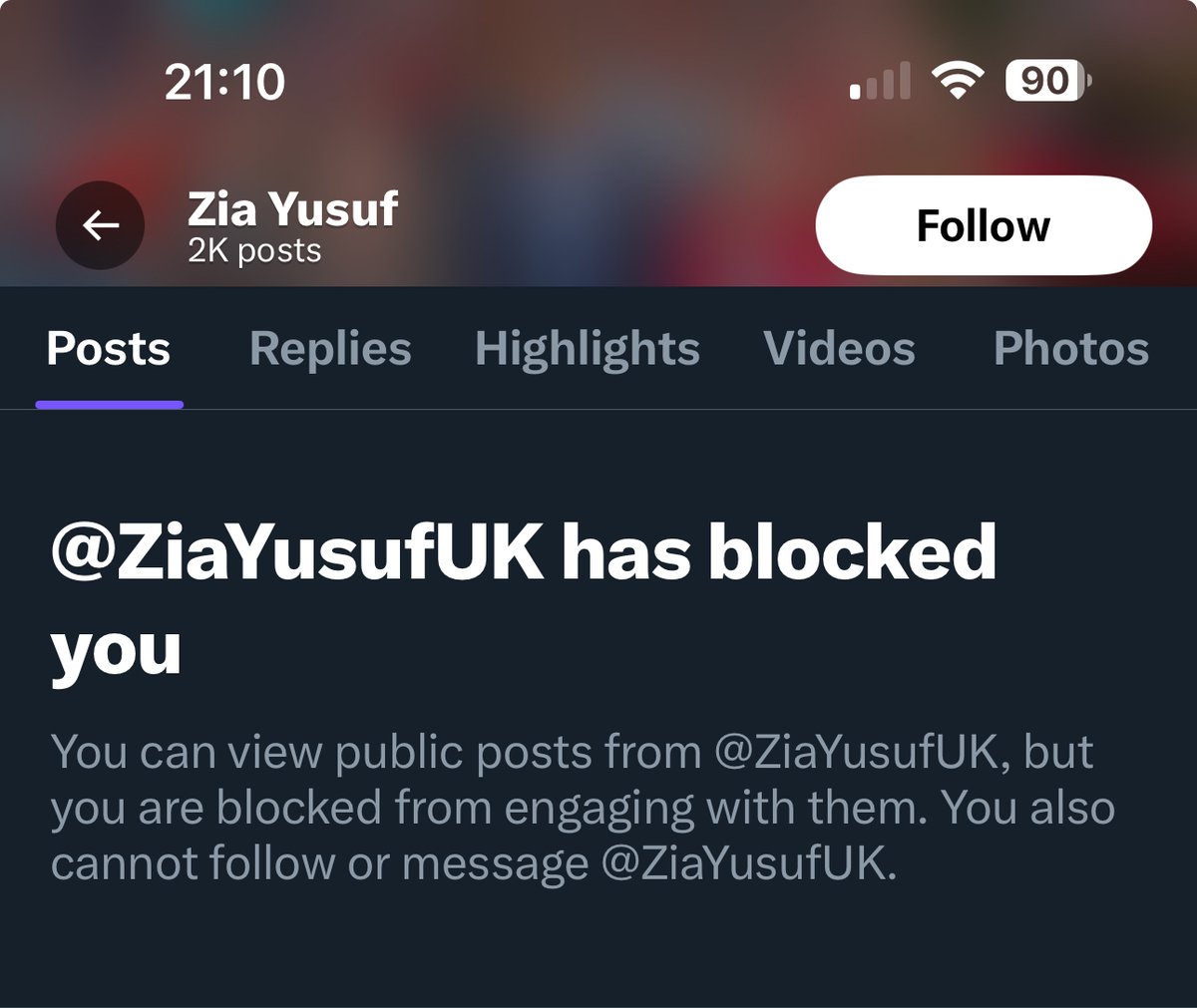 Well, well, well, well, well.

Someone seems a bit rattled.

Tell us <a href="/Nigel_Farage/">Nigel Farage MP</a>, why your DOGE guy has blocked me for using FOIs to expose his lies?

Is it now <a href="/reformparty_uk/">Reform UK</a> to block those you're scared of?