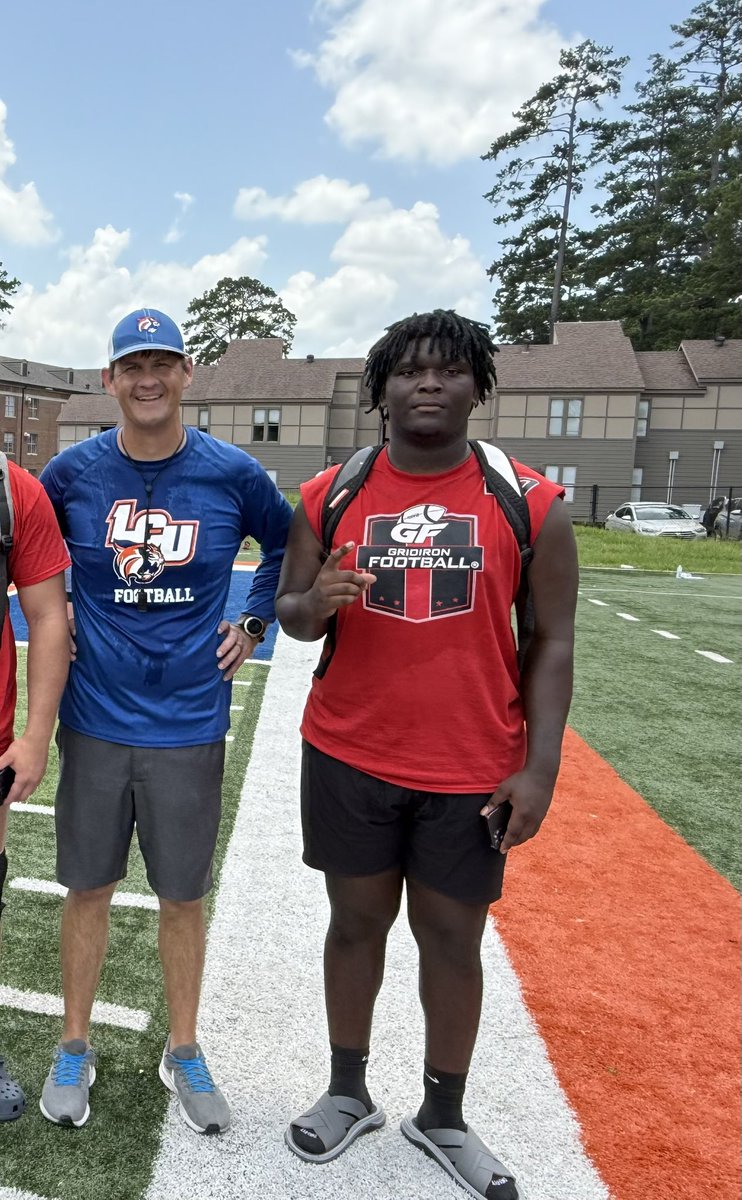 JaronJackson_'s tweet photo. I first wanna start off by saying thank you @GridironFootbal for inviting me to there all American bowl and allowing me to get my name out there to coach. And a big thanks to @COACHMO54 for helping me develop my technique. Looking forward to July 19 @LCU_ftball https://t.co/fMePJMXi1g