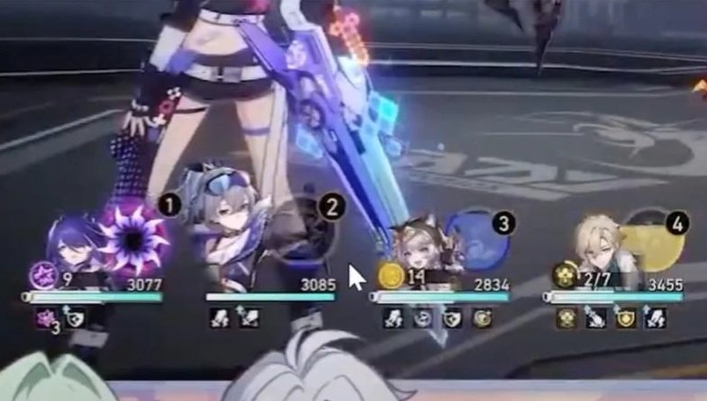 Acheron's team during the Livestream while showcasing Silver Wolf's buffs

#HonkaiStarRail #崩壊スターレイル