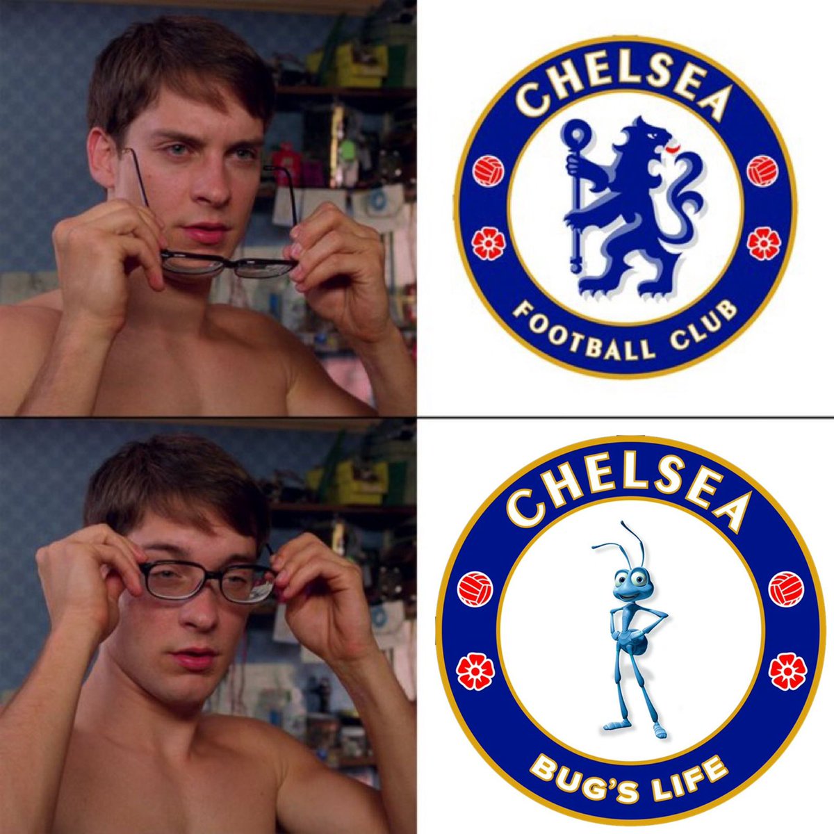 PaulistaPress's tweet photo. @ChelseaFC Bugs life https://t.co/EwTUZ7p6QZ