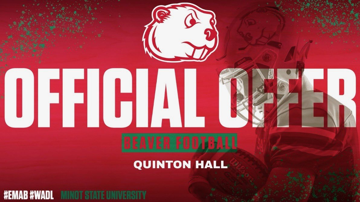 Quinton_hall21's tweet image. #AGTG After a great sdsu camp and conversation with @Coach_D_Mac  I am blessed to receive a offer From @MSUBeaversFB 
@MrRyan_Evans @COACHBAUER_ @canyon_bauer @BAUERS_ELITE @SetzerElite @james_jayIII @CoachMeyerOL @WHS_Fball  @CoachHunterT