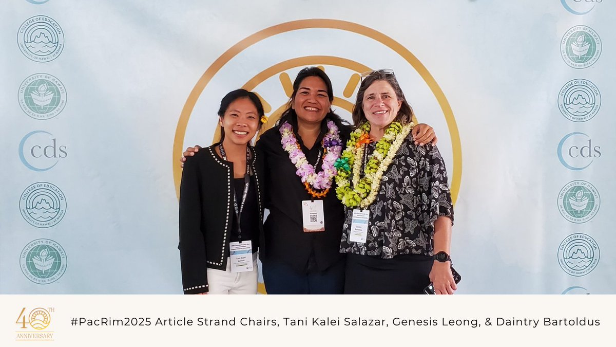 #PacRim2025 Recap!! We are thrilled to have hosted the 40th Pacific Rim International Conference on Disability on April 15-16 at the Hawaii Convention Center. Learn more about the event at go.hawaii.edu/rxF

#CDS #Newsletter #Updates #Conference #Disability #Hawaii #UHmanoa
