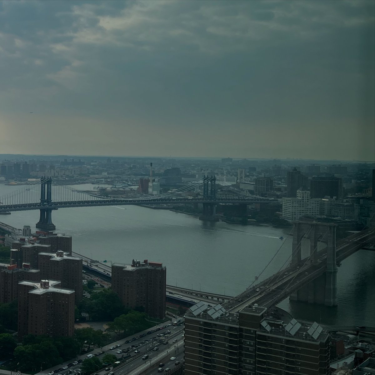 ruhlnyc's tweet image. Thursday, 12 June 2025, 7:20 - Two Bridges #NewYorkCity #TwoBridges