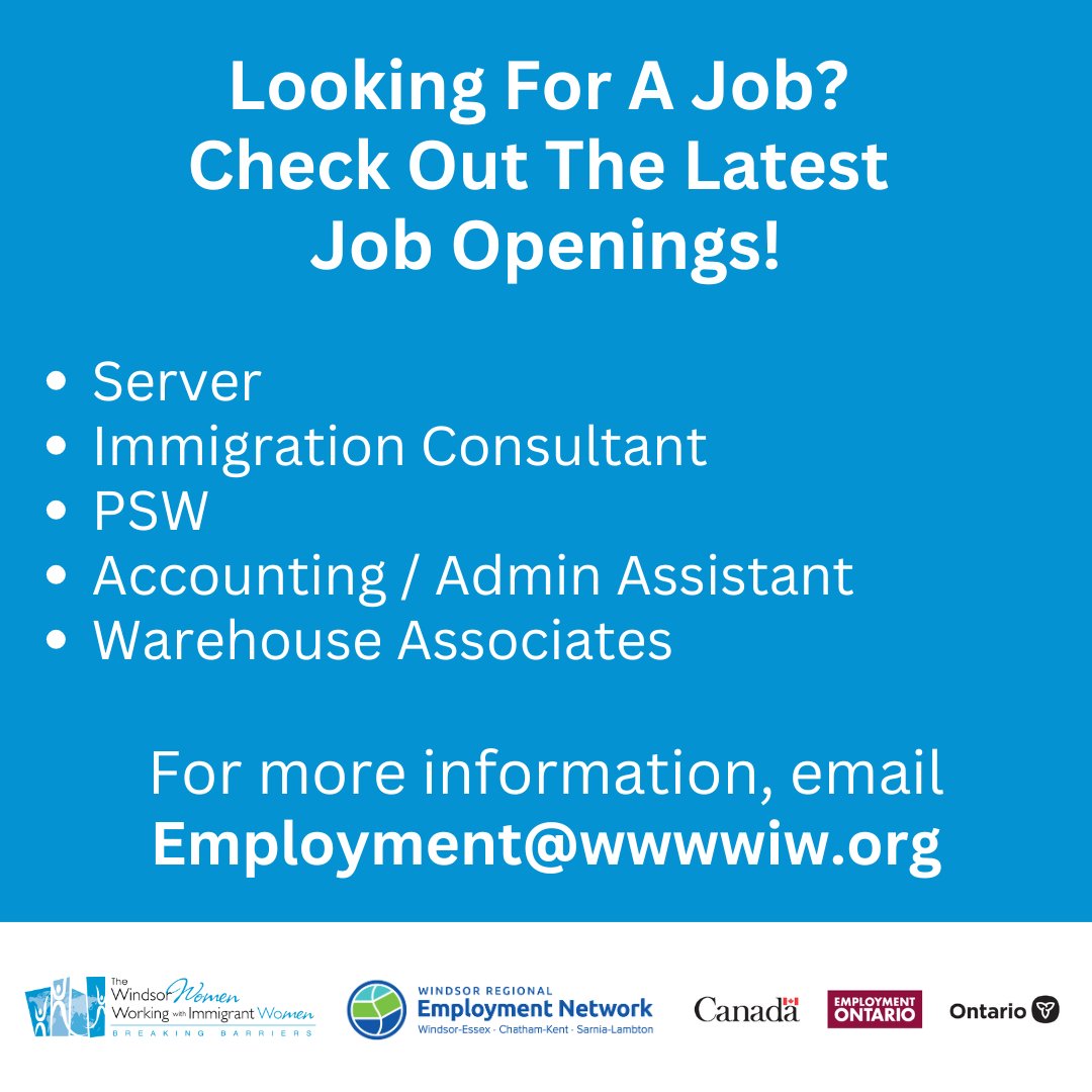 Looking for a job? Check out the latest job openings! wwwwiw.org/job-board/