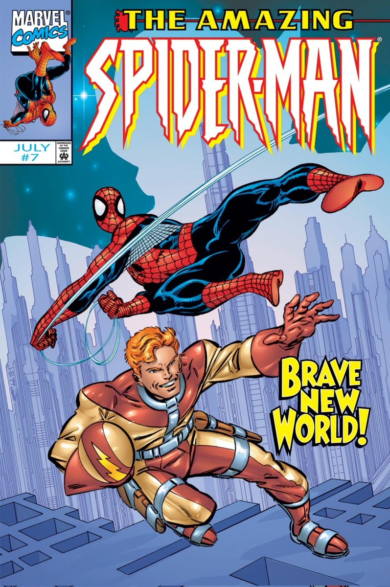 Dr_Spoder's tweet image. I really feel like this is the first outright bad issue of amazing Spider-Man. The author&apos;s disguised fetish is celebrating here