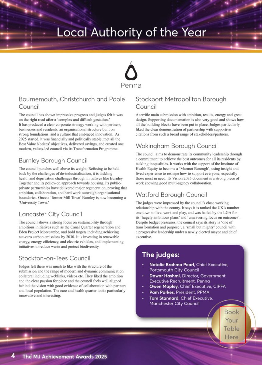 We are excited to be nominated again for Best Council of the Year! We are proud to work with our dedicated team, committed to delivering the public services our communities deserve. 💛🙌 #LocalGov #PublicService #teamworkmakesthedreamwork