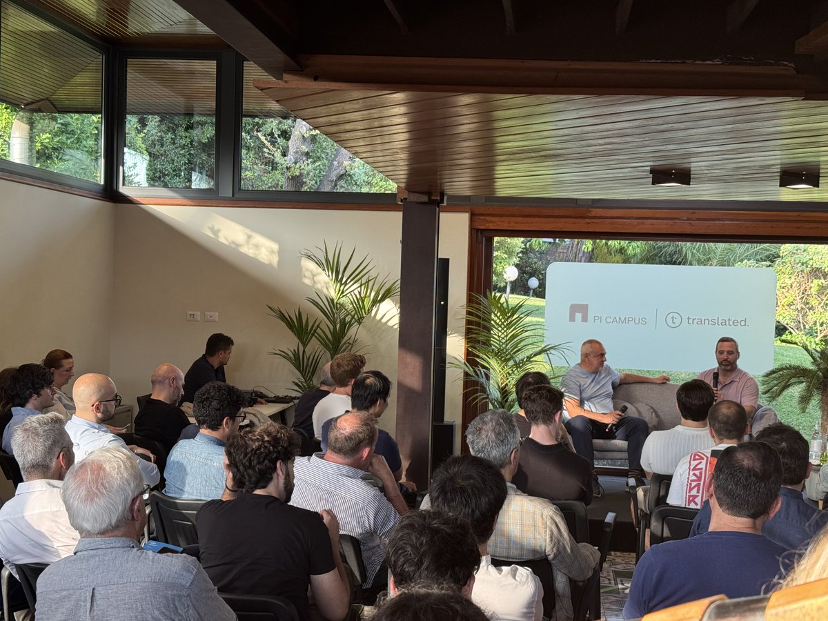 PiCampusRome's tweet image. Thank you Jonathan Cohen for a glimpse into what’s next in #AI and how it will reshape the way we build and grow companies. Your story from inside @nvidia truly resonated with all of us. And thanks to all the innovators, researchers, and entrepreneurs who joined us today. 🙏