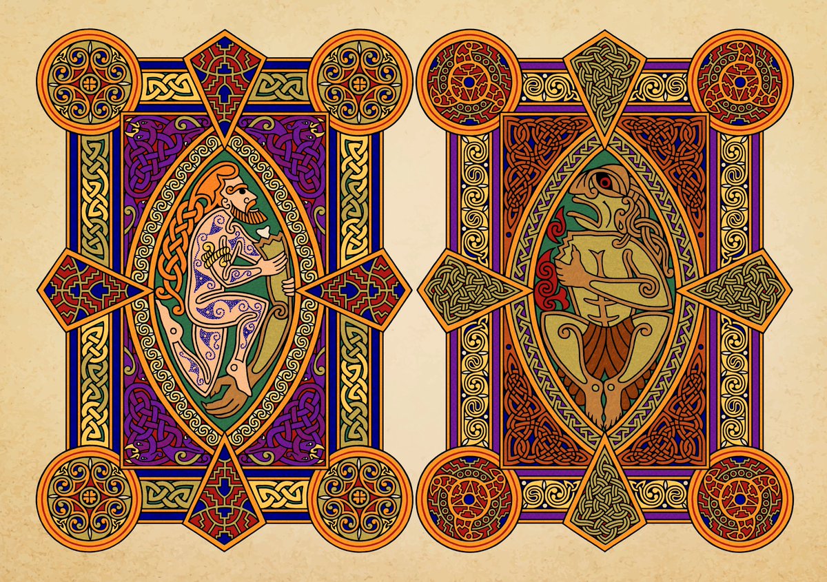 The Last Homely House (@ahomelyhouse) on Twitter photo Beowulf's battle with Grendel, illuminated pages. Beowulf's battle with Grendel, illuminated pages.